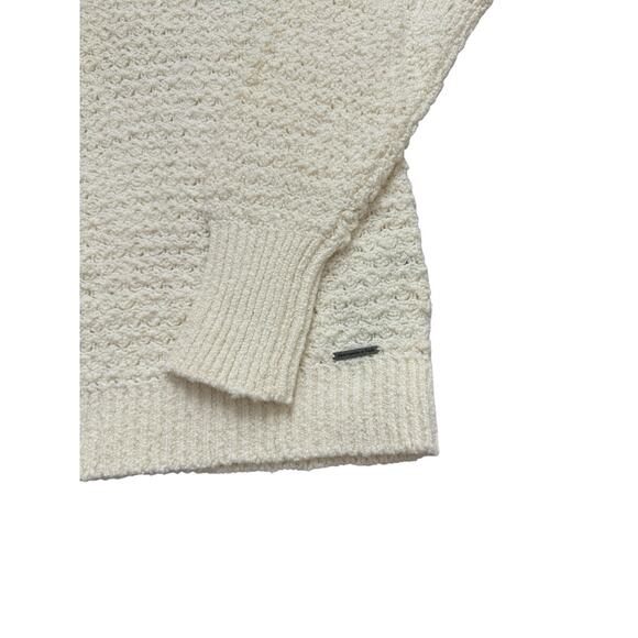 Abercrombie & Fitch Women's Knit Soft Long Sleeve Cream Sweater NWT Size Large - Picture 3 of 5
